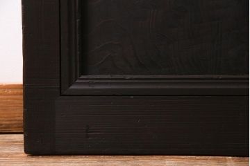 アンティーク建具　和製アンティーク　大判のダイヤガラスが魅力のガラス戸1枚(R-038199)