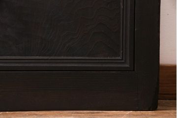 アンティーク建具　和製アンティーク　大判のダイヤガラスが魅力のガラス戸1枚(引き戸、建具)(R-038199)