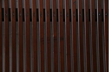 アンティーク建具　和製アンティーク　漆塗り　上質な和の空間を演出する格子帯戸4枚セット(引き戸、建具)(R-038203)