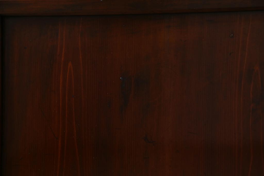 アンティーク建具　和製アンティーク　漆塗り　上質な和の空間を演出する格子帯戸4枚セット(引き戸、建具)(R-038203)