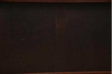 アンティーク建具　明治期　味わいのある木肌が魅力の格子戸2枚セット(引き戸、建具)(R-038212)