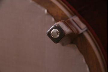 中古　DREXEL HERITAGE(ドレクセルヘリテイジ)　Upholstery(アップホルスタリー)　クラシカルな雰囲気漂うローバックチェア(1人掛けソファ、アームソファ)(定価約45万円)(R-038217)