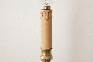 アンティーク照明　フランスアンティーク　真鍮製　上品なデザインのテーブルランプ(スタンドライト、卓上照明)(R-038224)