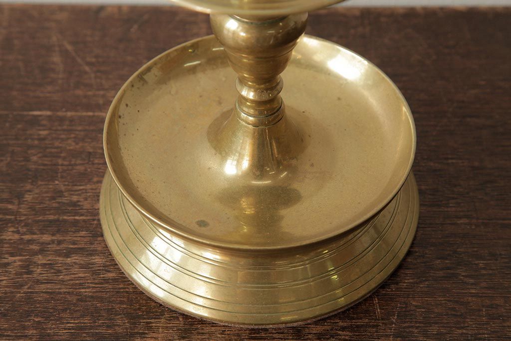 アンティーク照明　フランス　氷柱のような意匠が美しいガラスシェードのテーブルランプ(卓上ランプ、スタンドライト)(R-038230)