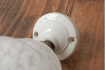 アンティーク照明　フランスアンティーク　マーブルガラスがおしゃれなウォールランプ(壁付け照明)(R-038231)