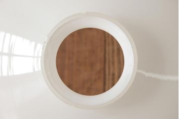 ビンテージ照明　和製ビンテージ　乳白ガラスが上品な印象のペンダントライト(吊り下げ照明・天井照明)(R-038232)