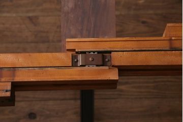 ヴィンテージ家具　イギリスビンテージ　マホガニー材　特大サイズ!　存在感たっぷりのバタフライテーブル(エクステンションテーブル)(R-038241)