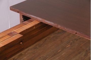 ヴィンテージ家具　イギリスビンテージ　マホガニー材　特大サイズ!　存在感たっぷりのバタフライテーブル(エクステンションテーブル)(R-038241)