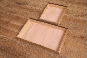 アンティーク家具　大正期　レトロな雰囲気漂う落ち着いた色味の文机(ローテーブル、座卓)(R-038248)