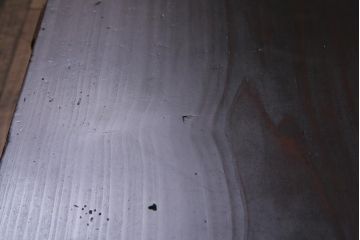 アンティーク家具　大正期　レトロな雰囲気漂う落ち着いた色味の文机(ローテーブル、座卓)(R-038248)