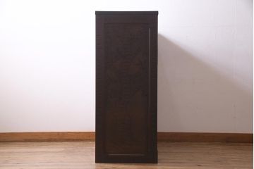 中古　ビンテージ　伝統工芸　軽井沢彫り　迫力ある桜の木が魅力的なチェスト(箪笥、タンス)(R-038252)