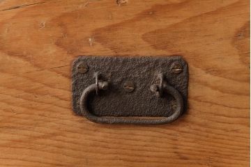 アンティーク家具　フランスアンティーク　パイン材　ブランケットボックスをリメイク!　木の風合いが味わい深いセンターテーブル(ローテーブル)(R-038253)