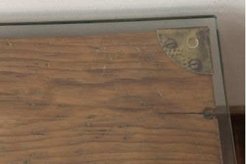 アンティーク家具　フランスアンティーク　パイン材　ブランケットボックスをリメイク!　木の風合いが味わい深いセンターテーブル(ローテーブル)(R-038253)