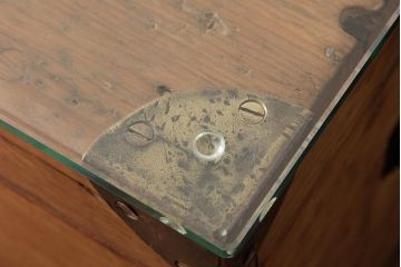 アンティーク家具　フランスアンティーク　パイン材　ブランケットボックスをリメイク!　木の風合いが味わい深いセンターテーブル(ローテーブル)(R-038253)