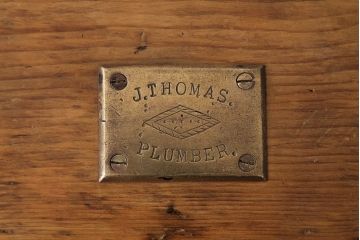 アンティーク家具　フランスアンティーク　パイン材　ブランケットボックスをリメイク!　木の風合いが味わい深いセンターテーブル(ローテーブル)(R-038253)