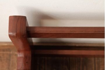 和製アンティーク　総ケヤキ材　重厚な雰囲気漂う台座(軸掛、飾り台)(R-038257)