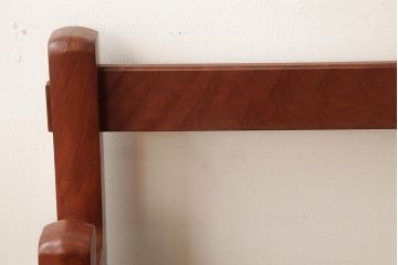 和製アンティーク　総ケヤキ材　重厚な雰囲気漂う台座(軸掛、飾り台)(R-038257)