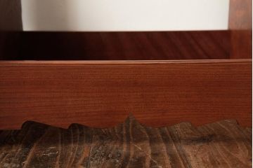 和製アンティーク　総ケヤキ材　重厚な雰囲気漂う台座(軸掛、飾り台)(R-038257)