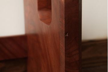 和製アンティーク　総ケヤキ材　重厚な雰囲気漂う台座(軸掛、飾り台)(R-038257)