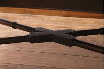 アンティーク家具　フランス　マホガニー材　レア!　個性際立つストーントップテーブル(R-038262)