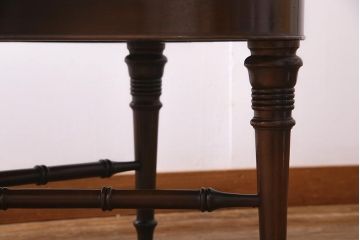 アンティーク家具　フランス　マホガニー材　レア!　個性際立つストーントップテーブル(センターテーブル、リビングテーブル)(R-038262)