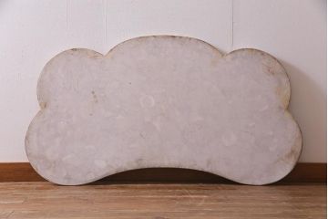アンティーク家具　フランス　マホガニー材　レア!　個性際立つストーントップテーブル(センターテーブル、リビングテーブル)(R-038262)