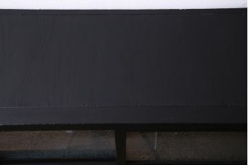 アンティーク家具　和製アンティーク　結霜ガラス入りのノスタルジックなキャビネット(戸棚、収納棚)(R-038266)