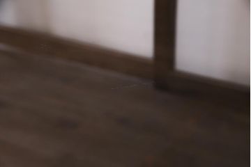 アンティーク家具　和製アンティーク　ナラ材　引き出し付き!大正ロマンの雰囲気漂うガラスケース(ショーケース、陳列棚)(R-038267)