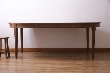 中古　DREXEL HERITAGE(ドレクセルヘリテイジ)　Triune(トライユン)　ダイニングテーブル(エクステンションテーブル)(R-038270)