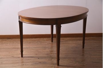 中古　DREXEL HERITAGE(ドレクセルヘリテイジ)　Triune(トライユン)　ダイニングテーブル(エクステンションテーブル)(R-038270)