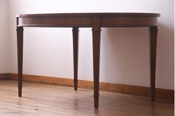 中古　DREXEL HERITAGE(ドレクセルヘリテイジ)　Triune(トライユン)　ダイニングテーブル(エクステンションテーブル)(R-038270)