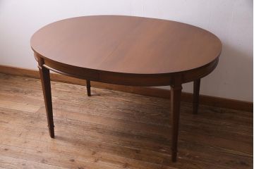 中古　DREXEL HERITAGE(ドレクセルヘリテイジ)　Triune(トライユン)　ダイニングテーブル(エクステンションテーブル)(R-038270)
