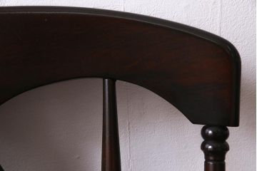 中古　北海道民芸家具　上品な雰囲気漂うアームチェア(ウィンザーチェア、ダイニングチェア、椅子、ウインザーチェア)(R-038273)