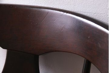 中古　北海道民芸家具　上品な雰囲気漂うアームチェア(ウィンザーチェア、ダイニングチェア、椅子、ウインザーチェア)(R-038275)