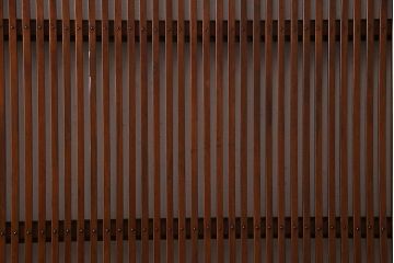 アンティーク建具　和製アンティーク　あたたかな色味が魅力の格子戸2枚セット(引き戸、建具)(R-038277)