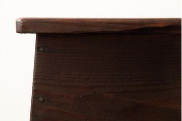 アンティーク雑貨　大正昭和初期　深みのある色味が魅力のレトロな踏み台(R-038282)