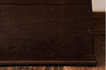アンティーク雑貨　大正昭和初期　深みのある色味が魅力のレトロな踏み台(R-038282)