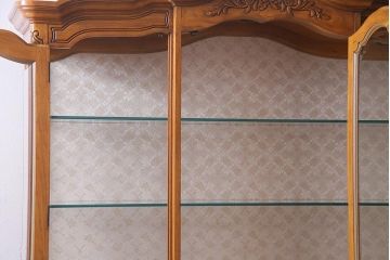 中古　DREXEL HERITAGE(ドレクセルヘリテイジ)　CHERBOURG(シェルブール)　キュリオケース(飾り棚、食器棚、キャビネット)(定価約150万円)