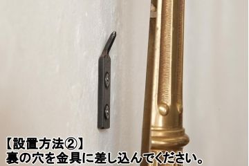 ヴィンテージ照明　真鍮製　2灯　フランスビンテージのクラシカルなウォールランプ(壁掛けシャンデリア、壁付け照明)(R-038299)