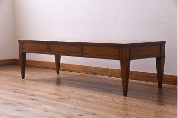 中古　DREXEL HERITAGE(ドレクセルヘリテイジ)　Triune(トライユン)　カクテルテーブル(センターテーブル、リビングテーブル)(定価約21万円)