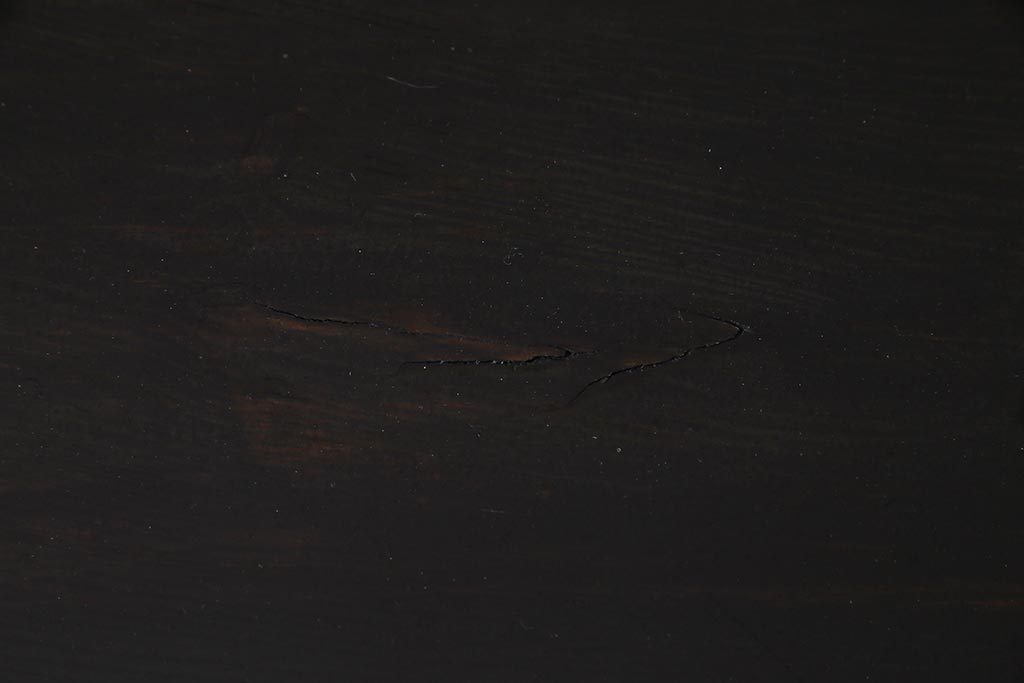 アンティーク家具　大正昭和初期　和製アンティーク　脚付きリメイク　丸金具が渋さを引き立たせる松本衣装箪笥(時代箪笥、チェスト、引き出し)(R-038311)