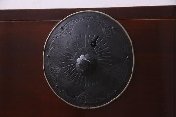 アンティーク家具　和製アンティーク　溜塗り　美品!漆塗りの光沢が美しい重ね箪笥(時代箪笥、衣装箪笥、引き出し)(R-038321)