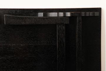 アンティーク家具　和製アンティーク　優美なシルエットが魅力的な二月堂机(座卓・ちゃぶ台)(R-038331)