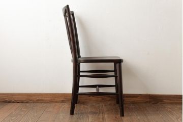 ビンテージ家具　松本民芸家具　シックな雰囲気漂うチェア(ダイニングチェア、椅子)(R-038336)