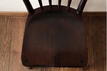 ビンテージ家具　松本民芸家具　シックな雰囲気漂うチェア(ダイニングチェア、椅子)(R-038336)