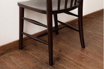 ビンテージ家具　松本民芸家具　シックな雰囲気漂うチェア(ダイニングチェア、椅子)(R-038336)