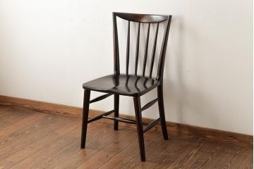 ビンテージ　松本民芸家具　シックな雰囲気漂うチェア(ダイニングチェア、椅子)(R-038337)