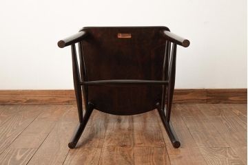ビンテージ家具　松本民芸家具　シックな雰囲気漂うチェア(ダイニングチェア、椅子)(R-038338)