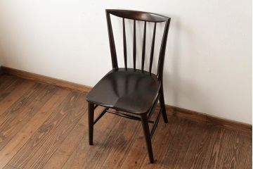 中古　松本民芸家具　シックな雰囲気漂うチェア(ダイニングチェア、椅子)(R-038339)