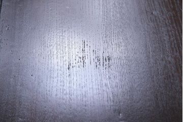 アンティーク家具　大正昭和初期　総ケヤキ一枚板　上品な佇まいが魅力の角ちゃぶ台(折りたたみテーブル、座卓、ローテーブル)(R-038340)